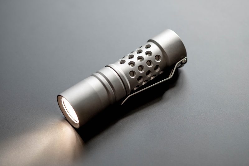 flashlight barrel flashlight co m2jn bead blasted ti 10