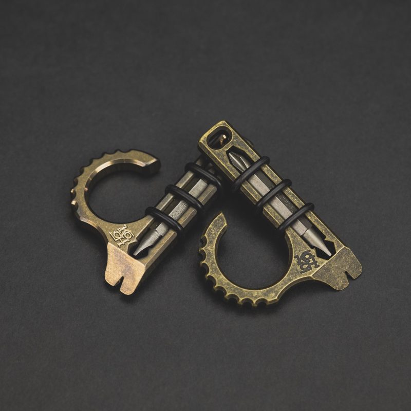 keychains multi tools koch tools duo x brass 4