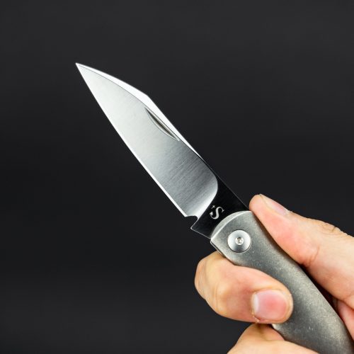 knife sacha thiel birdy slip joint titanium 7