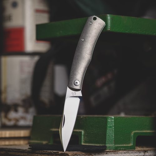 knife sacha thiel birdy slip joint titanium 8